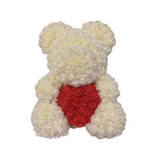 ourson-en-rose-fleur